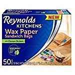 30% OFF  Reynolds Kitchens Wax Paper Sandwich Bags - $2.79 - free shipping