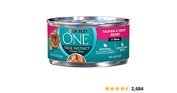 Purina ONE True Instinct High Protein, Natural Wet Cat Food in Sauce or Gravy - (24) 3 oz. Cans - $13.67