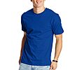 Hanes Mens Beefy T-shirt, Heavyweight Cotton Crewneck Tee for $3.97 at Amazon