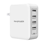 Ravpower 40W 8A 4-Port USB Wall Charger for $10.99 + Free Shipping