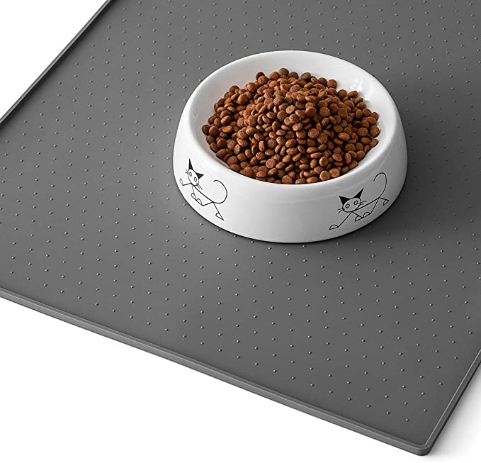 24" Silicone Waterproof Dog Bowl Mat 6.99 + Free Shipping w/ Prime