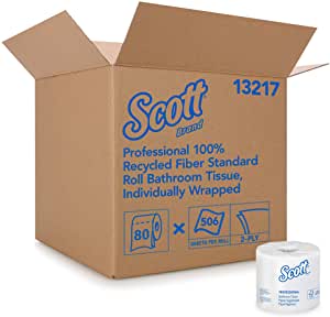 Scott 2-Ply Toilet Paper 80 Rolls each 506 Sheets $40.79 w/ Subscribe & Save $0.101/100 sheets $47.99