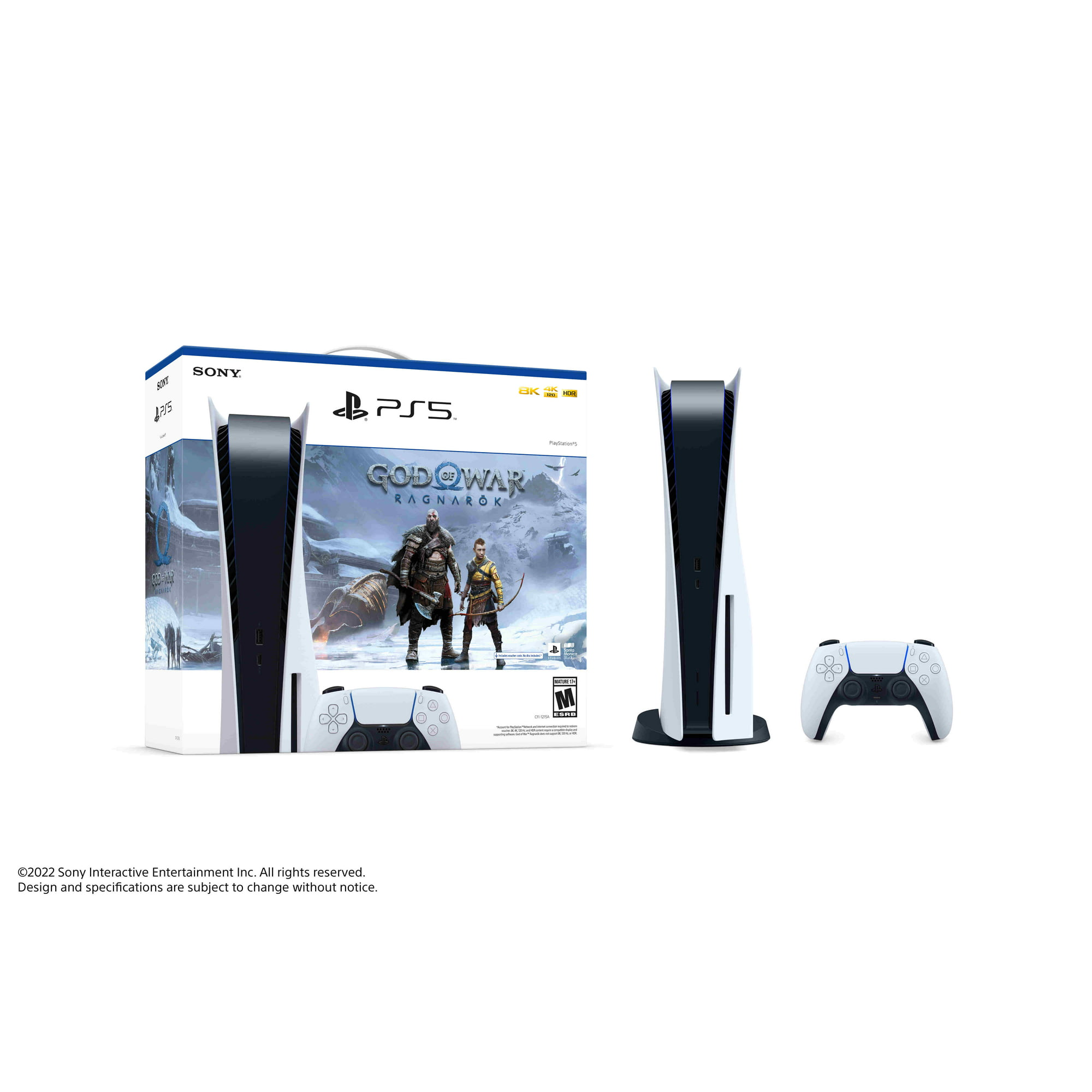 PlayStation 5 Console – God of War Ragnarok Bundle - Walmart.com $509