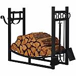 Patio Watcher 3-Foot Firewood Rack Log Rack $67.99 AC + fs