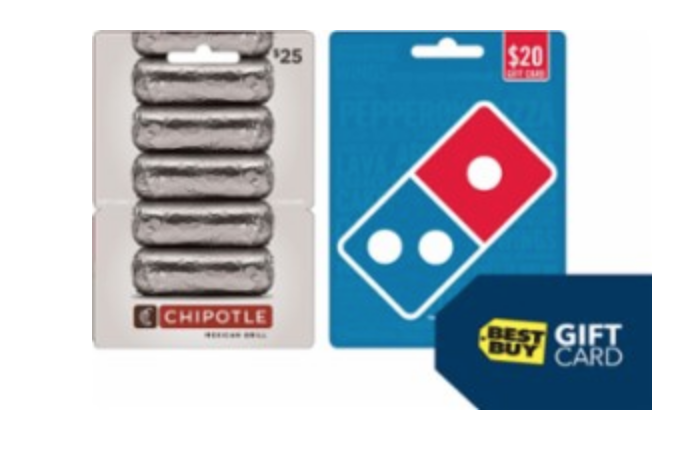 $100 Gift Card: Gap, Chipotle & More + $10 Best Buy Gift Card