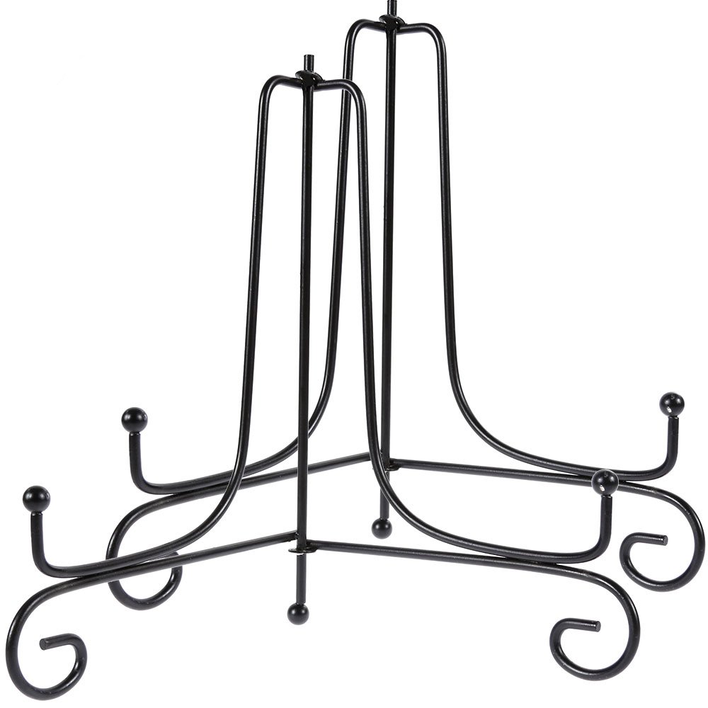 2-Pcs 8.5" Black Iron Display Stand for Home Decoration $4.99 + FSSS