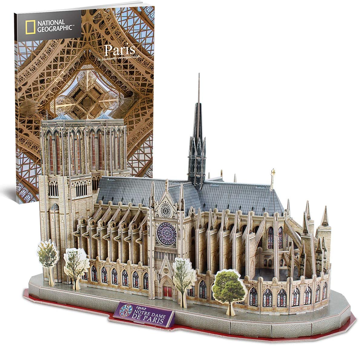 128 Piece Cubicfun National Geographic Notre Dame De Paris 3d Puzzle Slickdeals Net