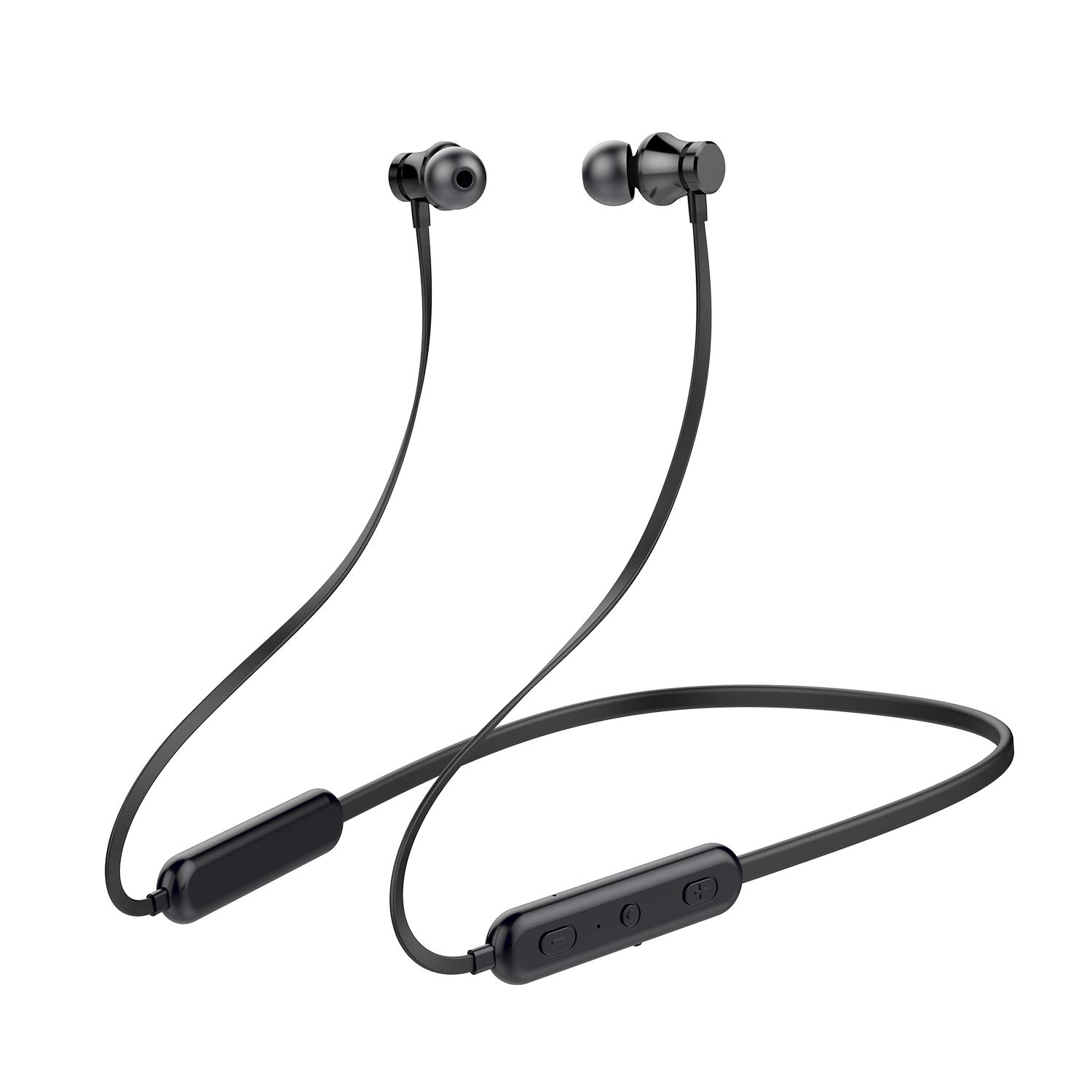 Bluetooth Noise Cancelling Neckband Headphones with Mic and 20Hrs Playtime $8.98 + FSSS