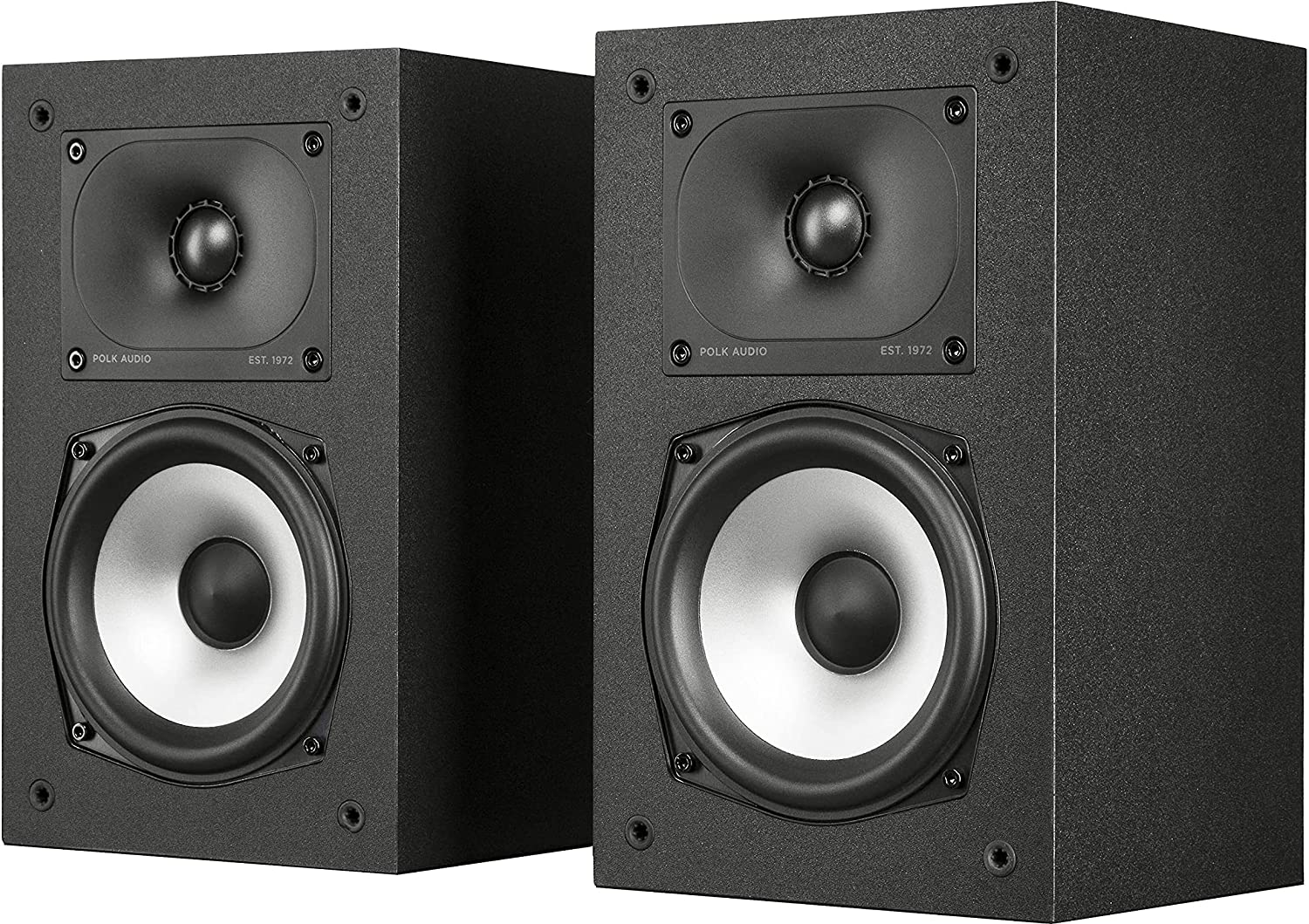 Polk Monitor XT15 Pair of Bookshelf Speakers - Hi-Res Audio Certified, Dolby Atmos & DTS:X $99
