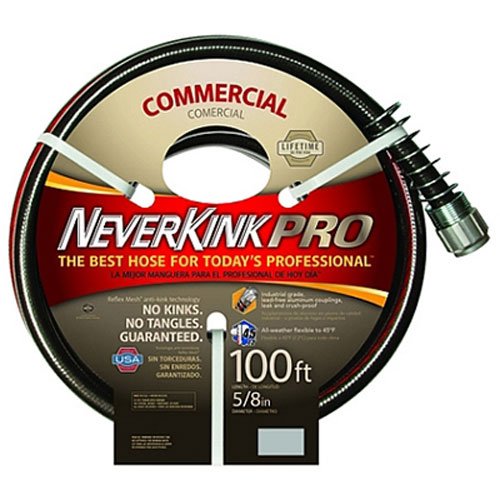 NeverKink 8844-100 Series 4000 Commercial Duty Pro Garden Hose, 5/8-Inch by 100-Feet $34.51