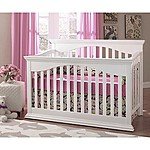 Downton Baby: Bailey 4-in-1 Lifetime™ Crib in White for $150 + Free Shipping
