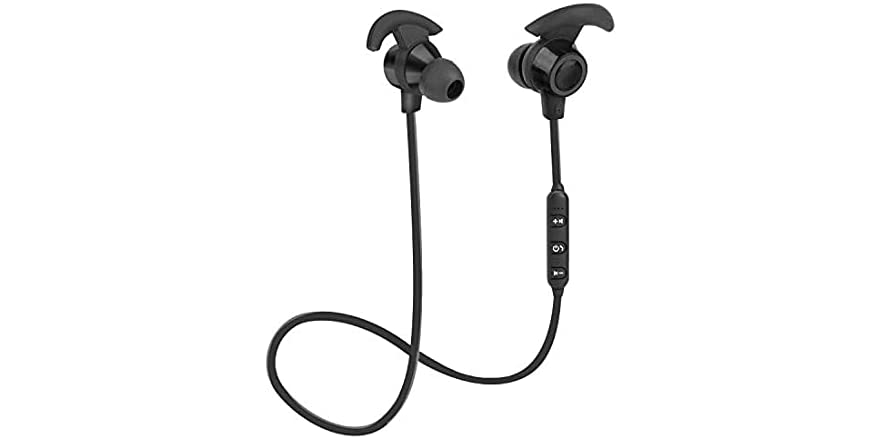 Bluetooth Headphones Dearam Wireless 4.1 Magnetic Earbuds $5 shipped with prime