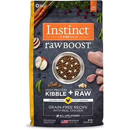 21-Lb Instinct Raw Boost Grain Free Dry Dog Food $47.99