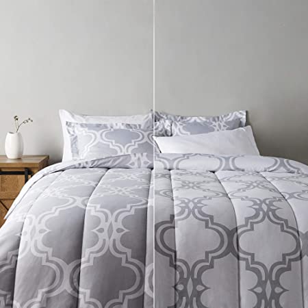 Amazon Basics Microfiber Reversible Comforter Bedding Set (King) $23.78 shipped w/ Prime