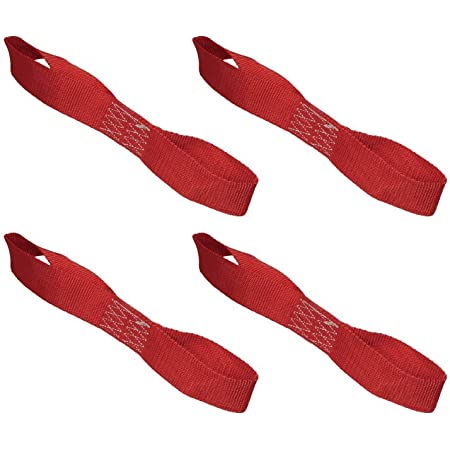 Amazon Basics Soft Loop Motorcycle Tie Down Straps, Red, 4-Pack $4.75 shipped w/ Prime