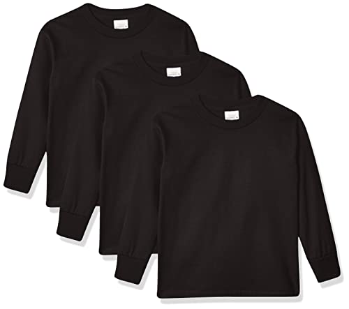3-Pack Hanes Big Boys Long Sleeve Tee (Large) $3.98 shipped w/ Prime