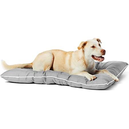 Amazon Basics Outdoor Water Repellent Pet Pillow Bed, Grey, Large $9.62 shipped w/ Prime