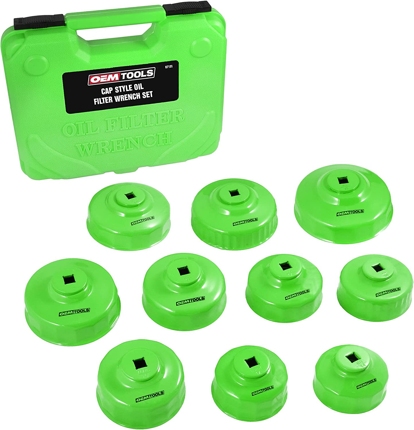 10-Piece Metric Cap Oil Filter Wrench Set $32.99 shipped w/ Prime