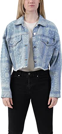 INDIGO SAINTS Women's Denim Jackets (X-Large) $8.16 shipped w/ Prime