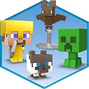 Minecraft Mob Head Minis Cave Explorers Pack $4.84 shipped w/ Prime