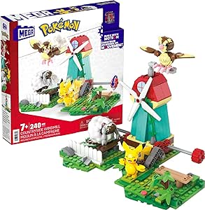 240-Piece MEGA Pokémon Building Block Set w/ Pikachu, Pidgey, and Wooloo $13.19 shipped w/ Prime