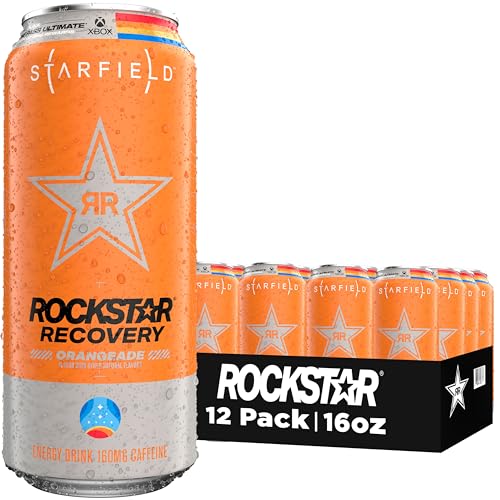12-Pack 16-Oz Rockstar Energy Drink (Recovery Orange) $12.58 shipped w/ Prime