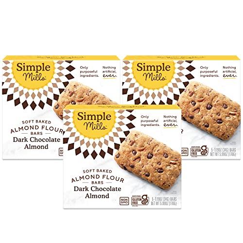 3-Pack 6-Oz Simple Mills Almond Flour Snack Bars (Dark Chocolate Almond) $7 shipped w/ Prime