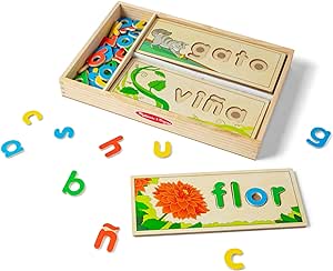 Melissa & Doug Spanish See & Spell Educational Language Learning Toy $9.49 shipped w/ Prime