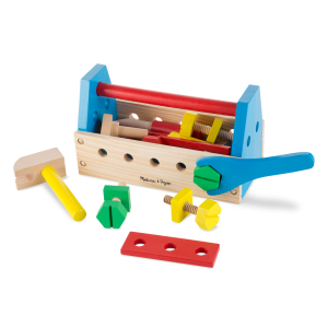 Melissa & Doug Take-Along Tool Kit Wooden Construction Toy $8.49 shipped w/ Prime
