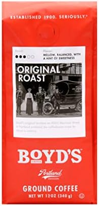 12-Oz Boyd's Original Roast Coffee – Ground Medium Roast $6 shipped w/ Prime