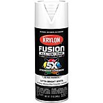 12-Oz Krylon Fusion Spray Paint (Satin Bright White) $3.82 shipped w/ Prime
