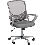 SMUG Mesh Mid-Back Height Adjustable Swivel Office Chair (Grey) $60 + Free Shipping