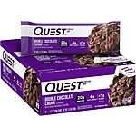 12-Count 2.12-Oz Quest Nutrition Double Chocolate Chunk Protein Bars $15.30 &amp; More w/ Subscribe &amp; Save