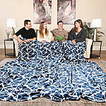 Costco Members: 10' x 9' Life Comfort Family Blanket (Blue) $10 + Free Shipping