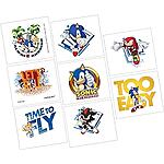 8-Count Sonic the Hedgehog Temporary Tattoos $1 shipped w/ Prime