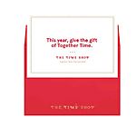 Free Chick Fil A christmas time card / time shop