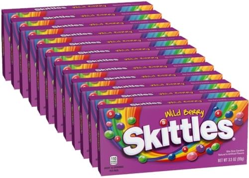 12-Pack 3.5-Oz SKITTLES Wild Berry Chewy Candy $1.99 shipped w/ Prime