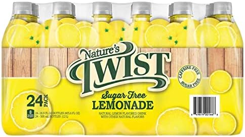 24-Pack 0.5L Nature's Twist Sugar Free Lemonade $8.98 shipped w/ Prime