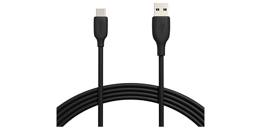 Amazon Basics USB-A to USB-C Charger Cable: 10' $3 or 6' $2.50 + Free S/H w/ Amazon Prime $2.49