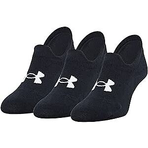 3-Pairs Under Armour Essential Ultra Low Tab Socks (Large) $  8.60 shipped w/ Prime