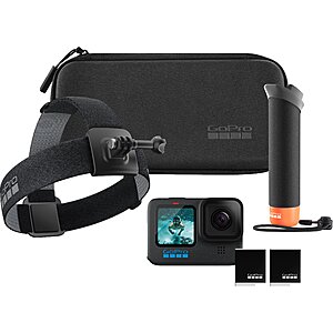 GoPro Hero12 Black Action Camera Bundle + $50 Best Buy eGift Card $350 + Free Shipping