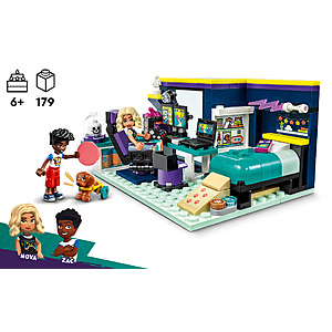 179-Piece LEGO Friends Nova's Room Gaming Themed Bedroom $  13.59 shipped w/ Prime