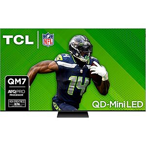 TCL 85" QM751G Series 120Hz Mini-LED QLED 4K TV (2024) @ Best Buy/Amazon $1299.99