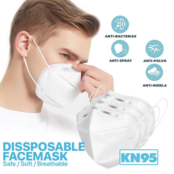 10 Pack - 5Ply Disposable KN95 Face Mask 9.39 + FS $9.39