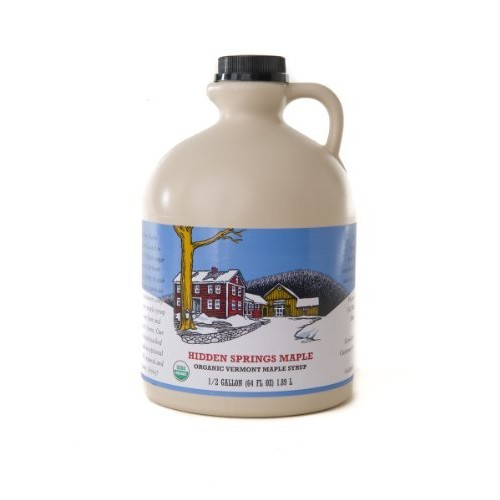 Half Gallon Organic Vermont A Maple Syrup 64 Ounce S S 28 49