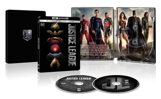 SteelBook 4K Ultra HD + Blu-ray + Digital - Justice League ($14.99)
