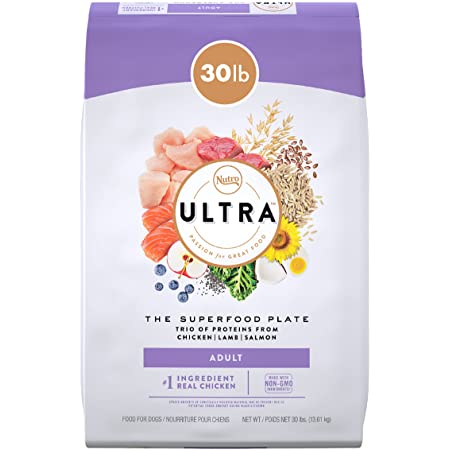 NUTRO ULTRA Adult Dry Dog Food, Chicken Lamb & Salmon Flavor $29.99 after 50% off coupon