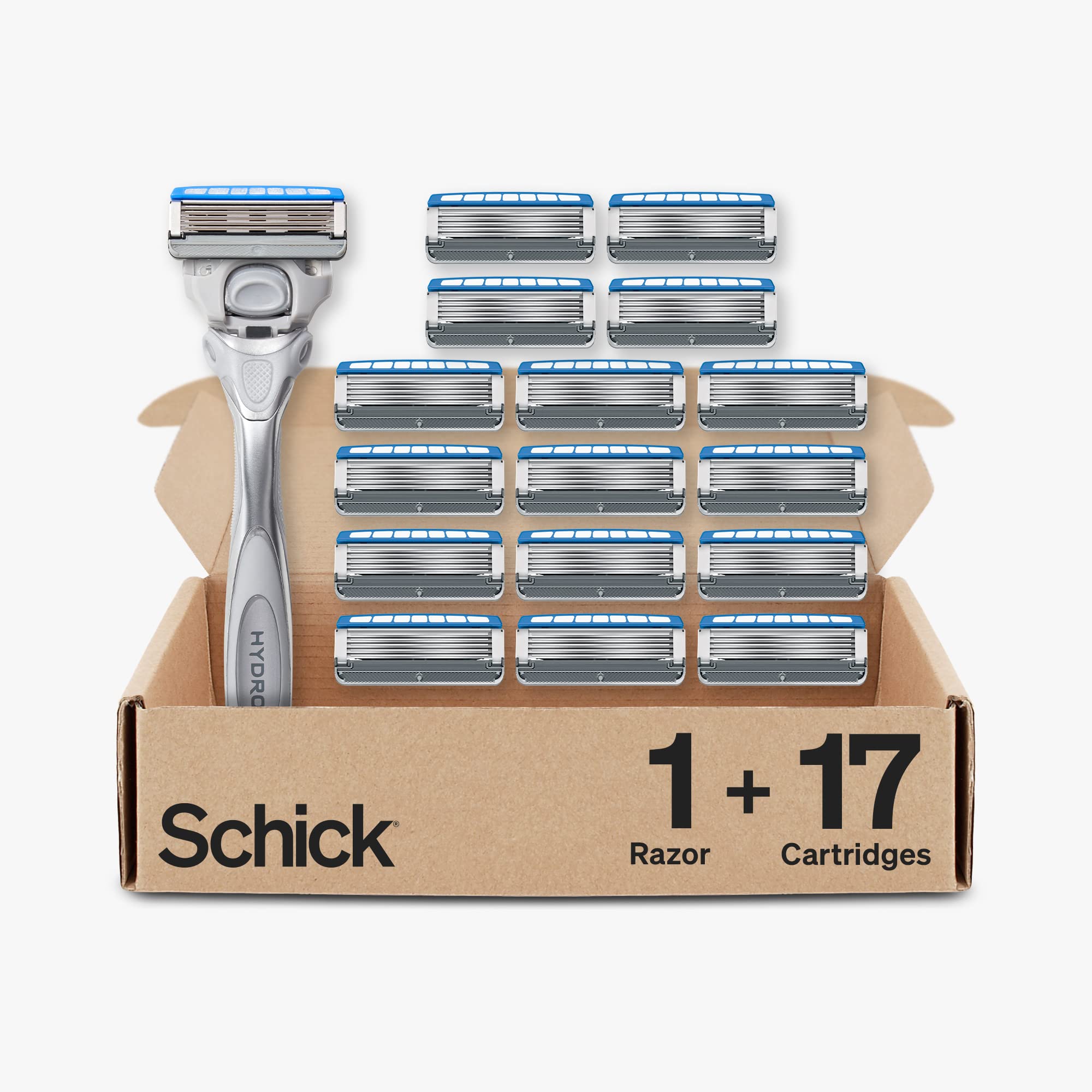 Schick Hydro Dry Skin Razor with 17 Razor Blades $22 with 40% Subscrbe & Save coupon YMMV - $22