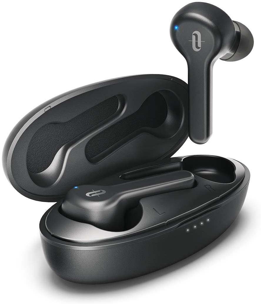 TaoTronics True Wireless Earbuds Bluetooth 5.0 In-Ear Earphones with Charging Case and Built-in Microphones 40 Hours Playtime TT-BH053 $27.99