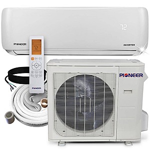 Pioneer 24,000 BTU 2-Ton 18 SEER2 Ductless Mini Split Air Conditioner Heat Pump Variable Speed DC Inverter+ System 208/230V $  1062